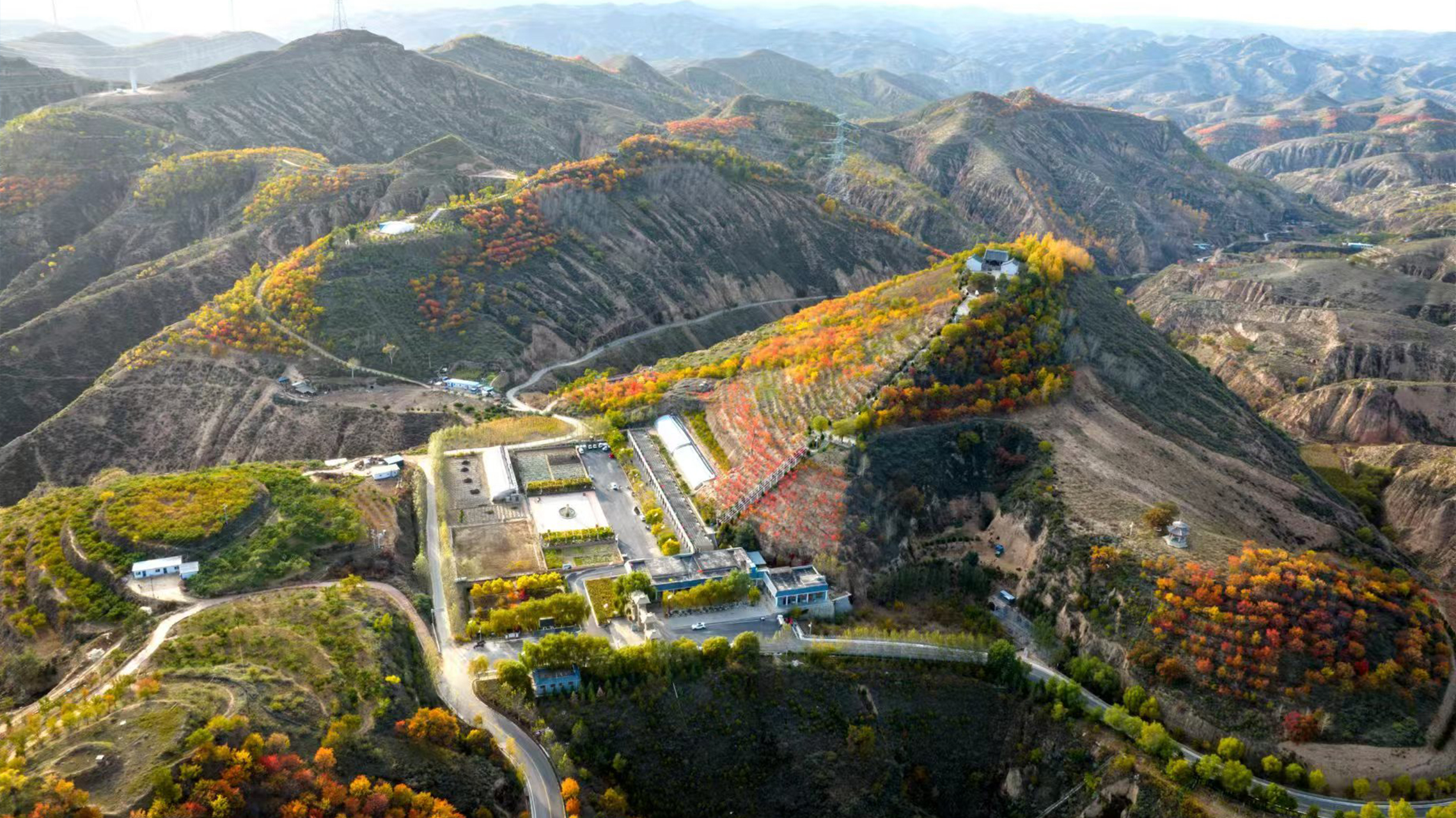高柏山秋景