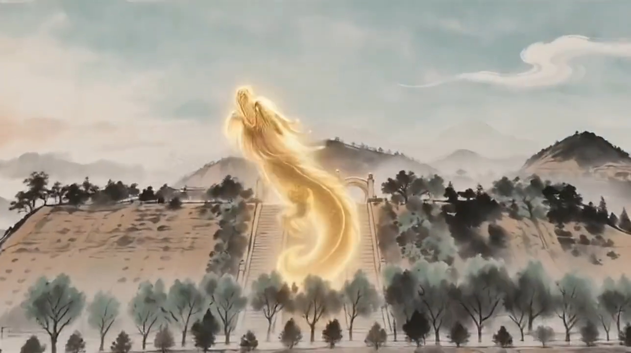 泼墨山水画 黄土绘丹青一同走入高柏山的山水画卷~